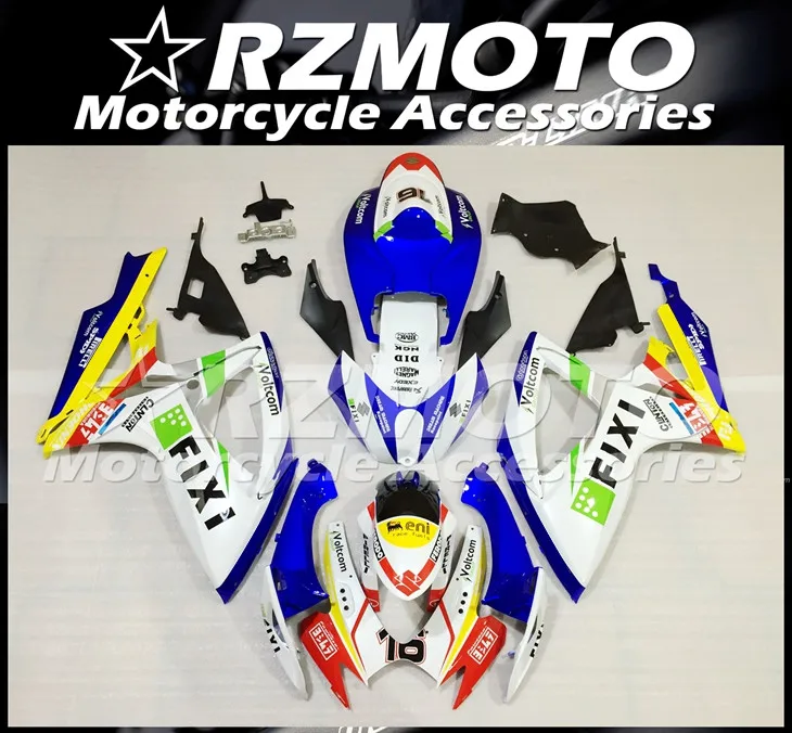 

New ABS whole Fairings kit Fit for Suzuki GSXR600 GSXR750 600 750 K6 K7 2006 2007 06 07 Bodywork set FIXI Cool