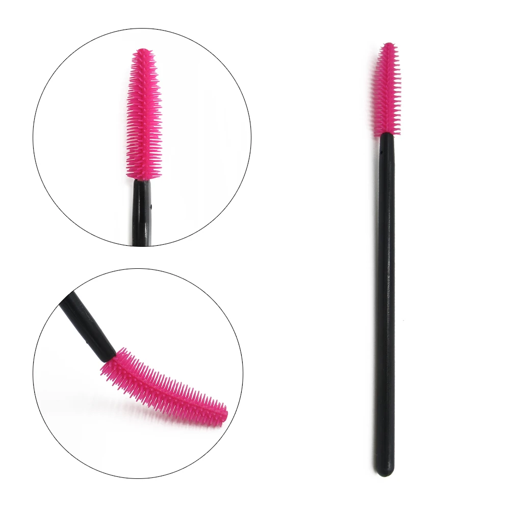 Щеточка одноразовая силиконовая для туши ресниц аппликатор Профессиональный