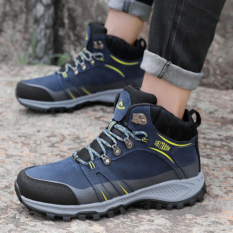 Winter Men Women Hiking Boots Waterproof Trekking Shoes Man Outdoor Climbing Shoes Men's Mountain Footwear zapatillas hombre