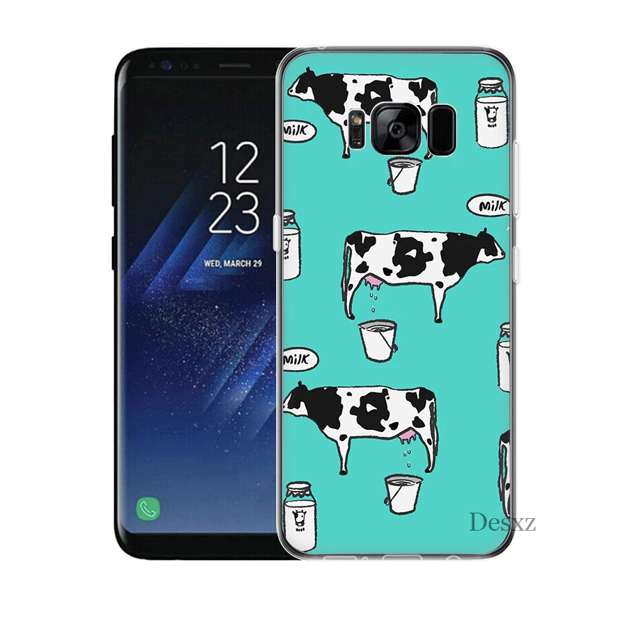 Phone Case For Samsung S3 S4 S5 S6 S7 Edge S8 S9 S10E S10Plus Note 8 9 M10 M20 M30 M40 Aninal Hippo Cow | Мобильные телефоны и