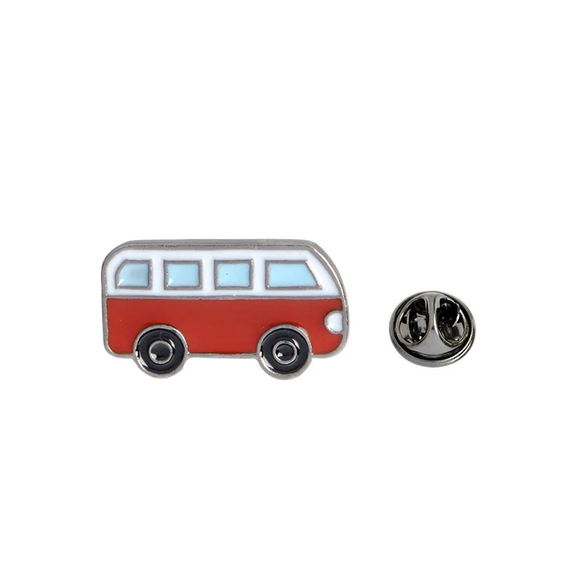 

Creative Enamel Cartoon Pins Car Pineapple Mineral Water Swan Collection Commemorative Brooch Badge