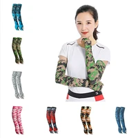ice silk sport arm sleeves unisex summer outdoor breathable cool quick dry running uv protection cycling sleeves hand cover