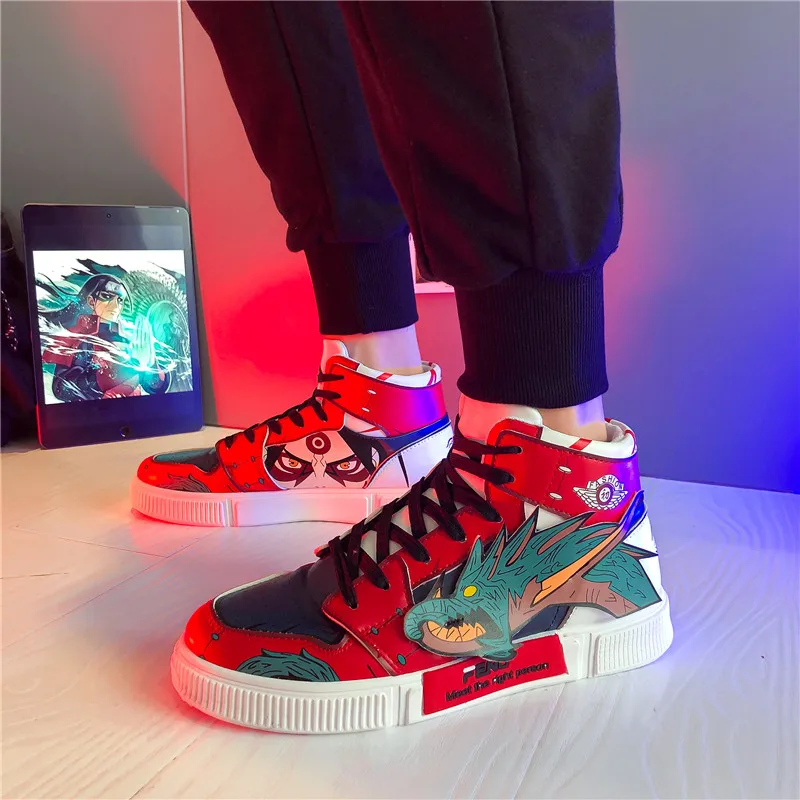 PARZIVAL/обувь из аниме Кроссовки Мужская и женская повседневная обувь для косплея