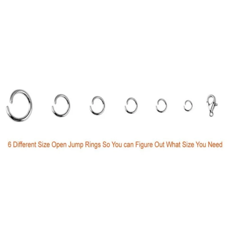 

7 grids Jewelry Making Kits Necklace Chain Earring Hooks Head Pins Jump Rings Lobster clasp DIY Jewelry Findings Set Supplies
