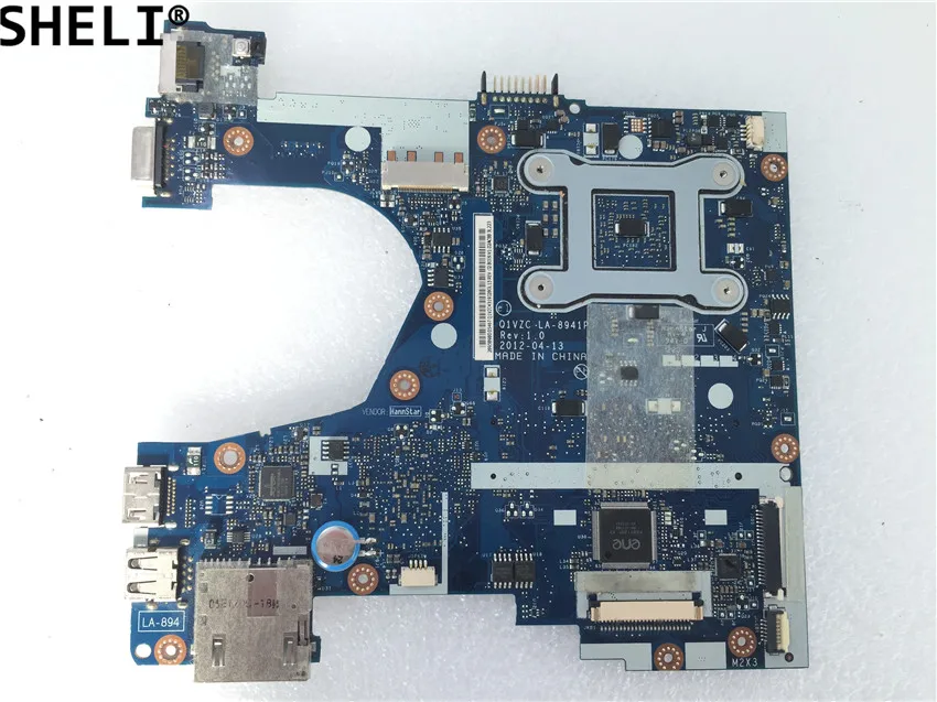 SHELI для Acer aspire V5 131 материнская плата с 877 cpu LA 8941P NBSH011003|Материнские платы| |