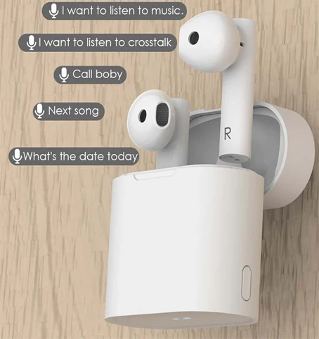 Беспроводные Bluetooth наушники TWS с микрофоном настоящая Беспроводная