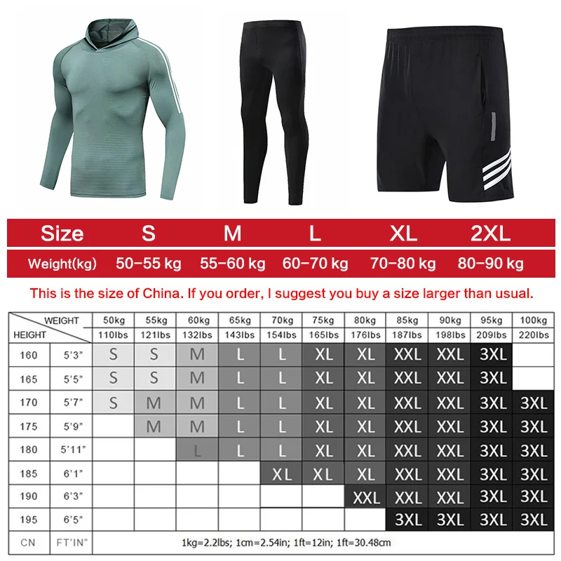 

Compression sport suits men sport sport sports quick drying running clothing sets joggers training gym fitness workout set