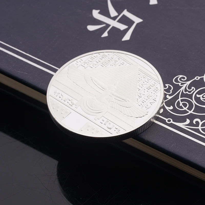 Посеребренные памятные монеты из древнего Египта египетская королева пирамида