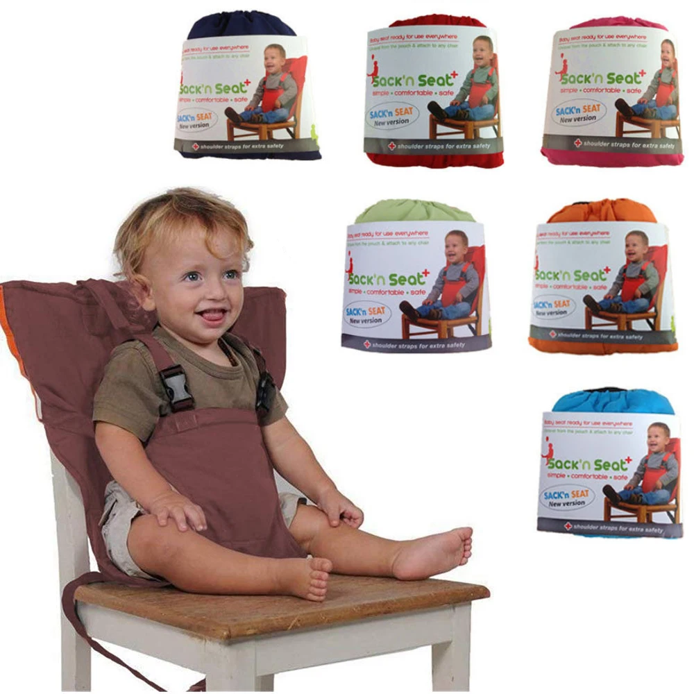 

Baby High Chair Harness Travel Safety Belt for Baby Toddler Feeding Booster Portable Easy Seat with Adjustable Straps Shoulder