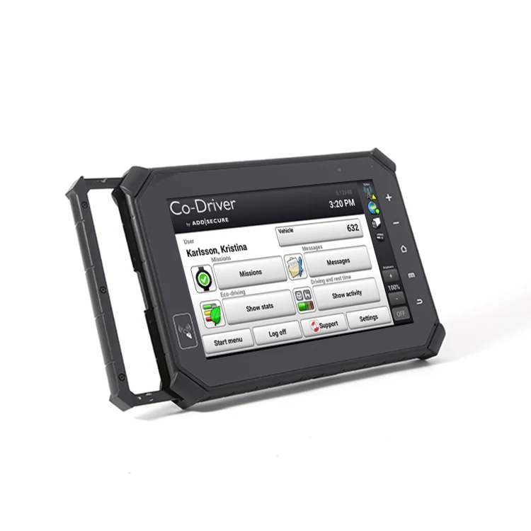 

6300mAh 2GHz octa core CPU 8 inch 4G car monitor vehicle tablet with voice call