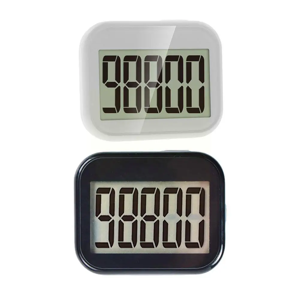 

3d Sensor Electronic Pedometer Outdoor Sports Step Movement Lcd Digital Display Pedometer For Running Walking Fitness Equip O3m0