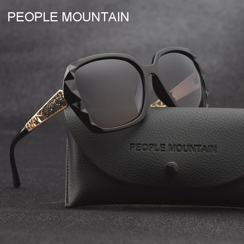 Luxury polarized Women Sunglasses Fashion Round Ladies Vintage Retro Brand Designer Oversized Female Sun Glasses Oculos Gafas | Аксессуары
