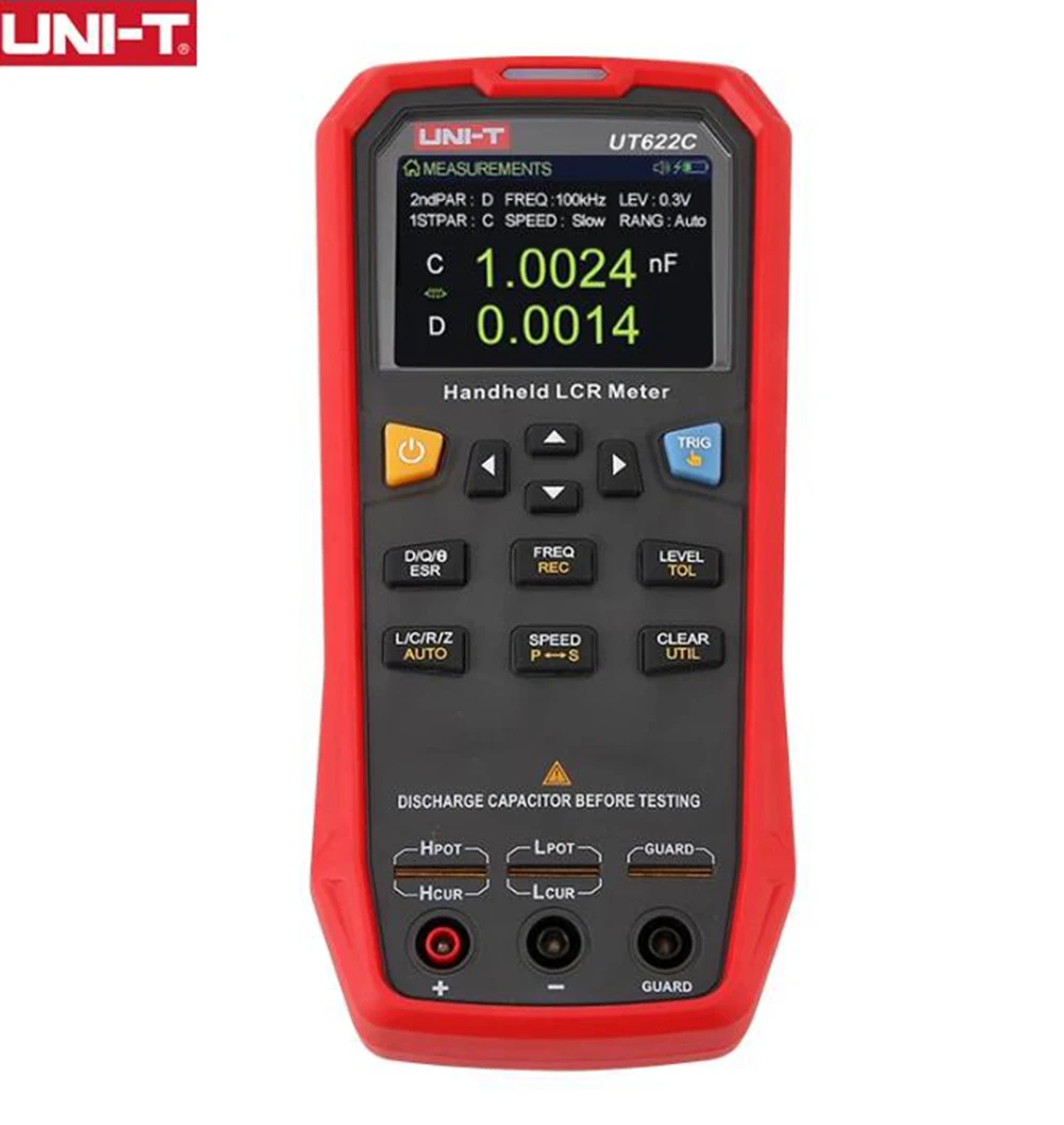 UNI-T UT622A UT622C UT622E Ручной LCR Цифровой мост частота индуктивность Сопротивление