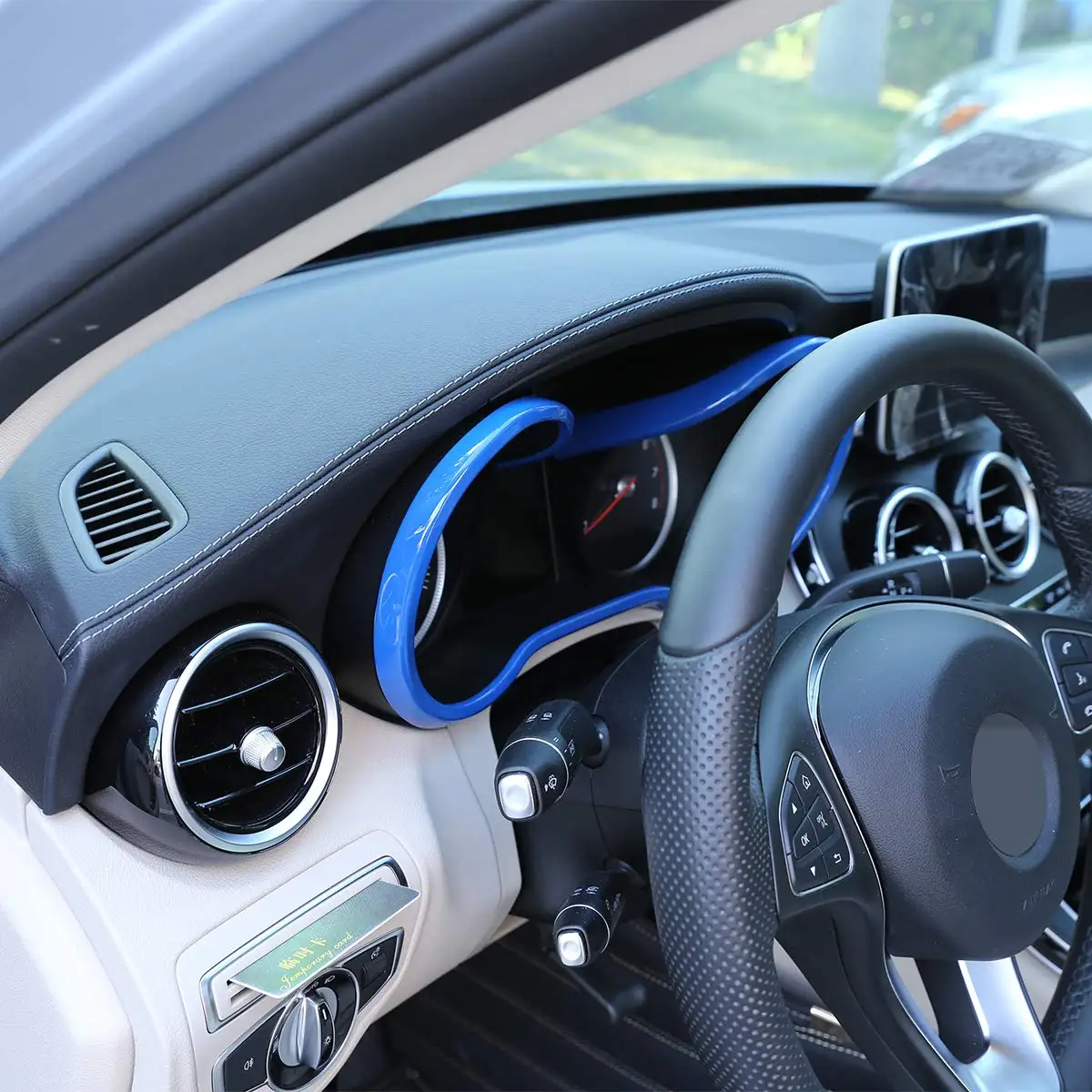 Рамка из АБС пластика для Mercedes Benz GLC X253 C Class W205 2015 2019|Лепнина интерьера| |