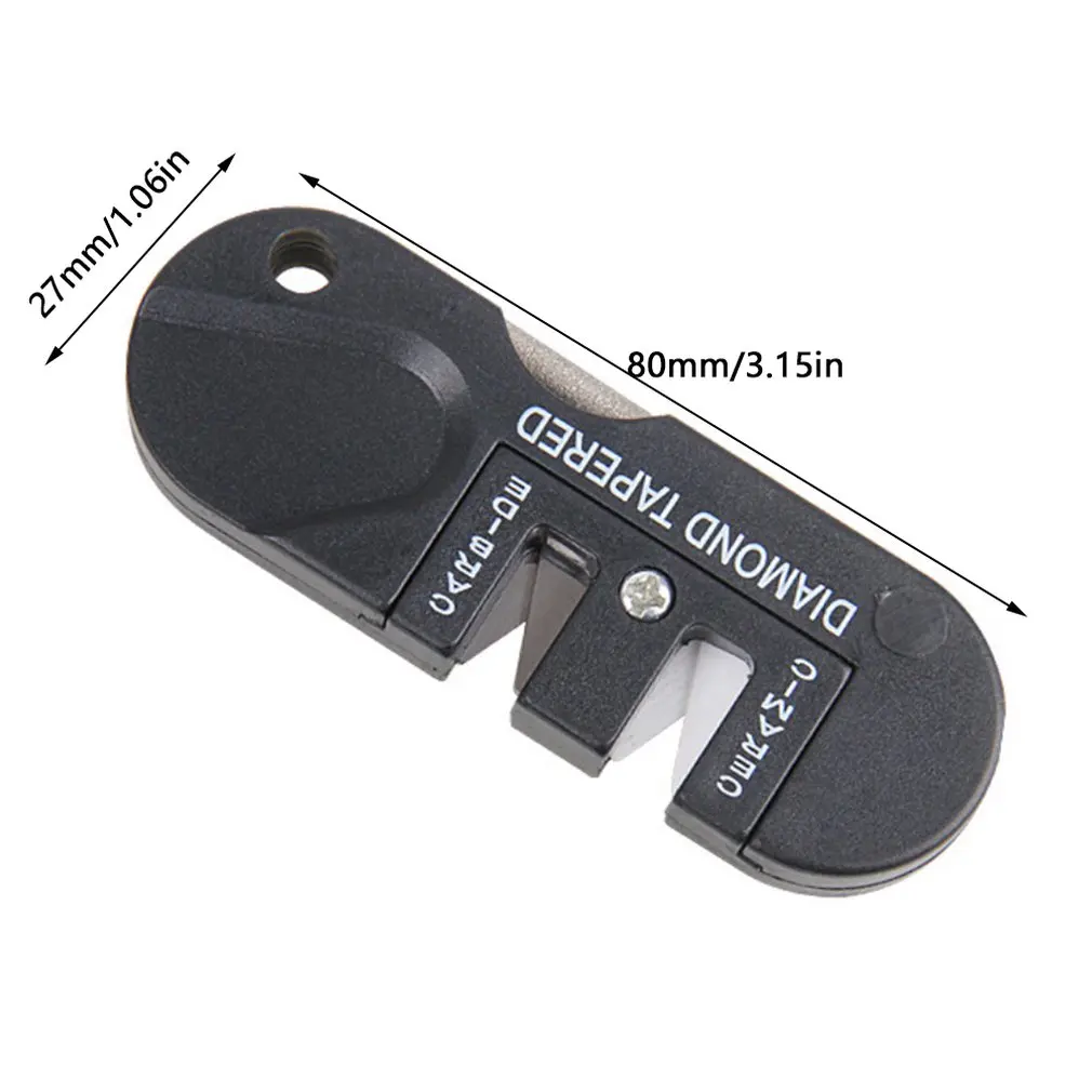 

Compact Size EDC Pocket Tungsten Steel Knife Sharpener for Knife Outdoor Emergency Camping Sharpeners Tool