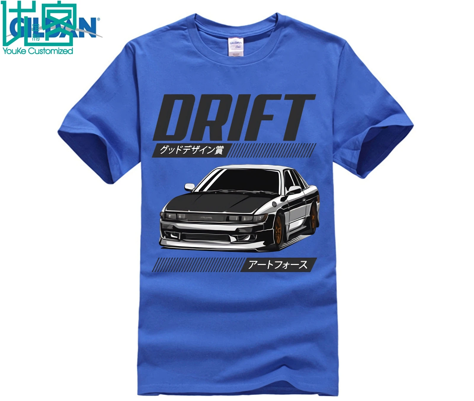 Дизайнерская футболка Funky Nissan Skyline Silvia S13 Drift King R34 Hakosuka мужские футболки с круглым
