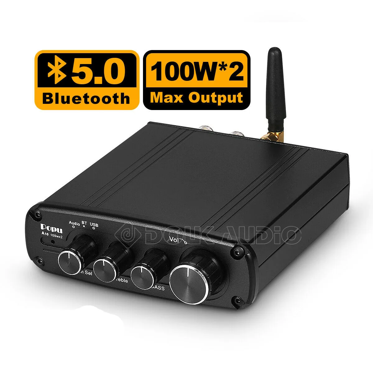 Nobsound Mini Bluetooth 5 0 усилитель мощности DAC USB звуковая карта Hi Fi класса D стерео TPA3116D2
