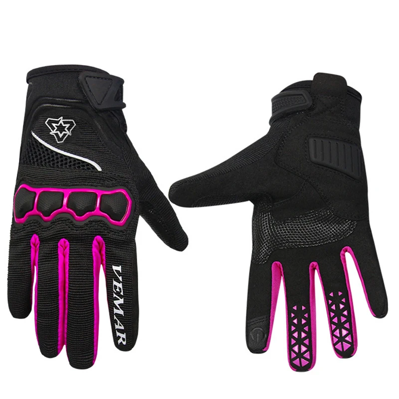 Мотоциклетные Перчатки сенсорный экран езда ручная Защита от скольжения полный