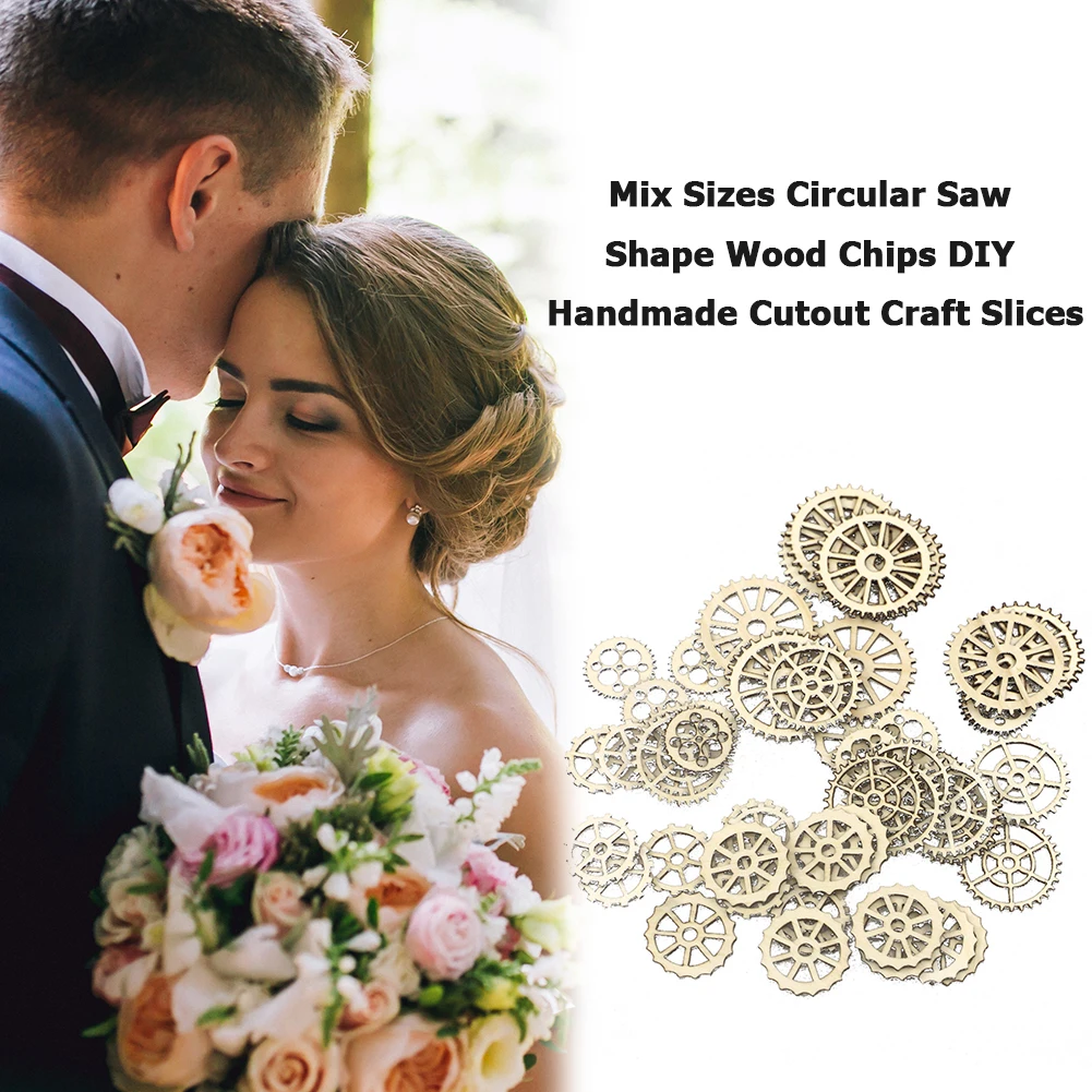 Вырезанные штампы разных размеров циркулярная пила Форма деревянные чипы Сделай