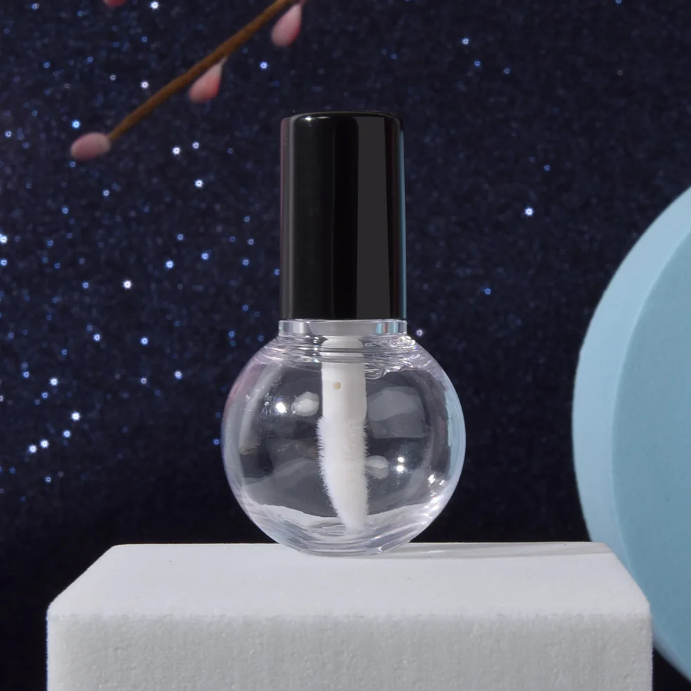 

5 Pieces 5ml Cute Light Bulb Shape Lip Gloss Tube Mini Refillable Lip Balm Bottles Empty Cosmetic Containers Travel Bottle