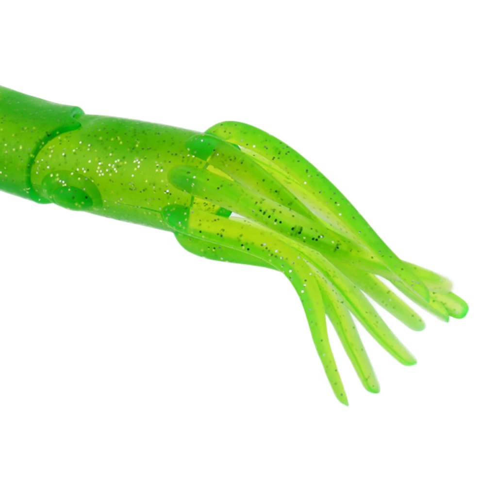 Осьминог кальмарные юбки приманки 22 см/70 г морской соленой мягкой рыболовной для