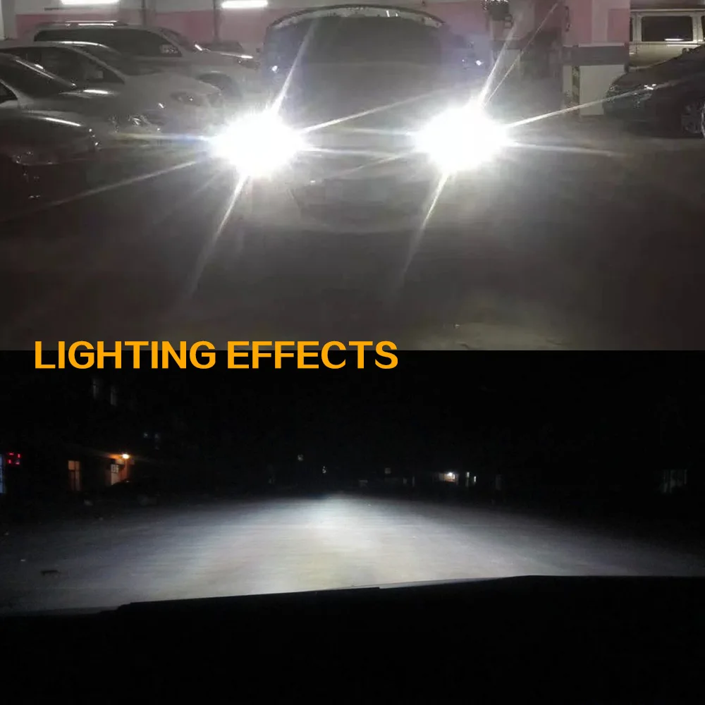 Zdatt 100W 20000LM H7 Led лампы H4 H8 H11 для авто Canbus Противотуманные фары Светильник 6000K 12V