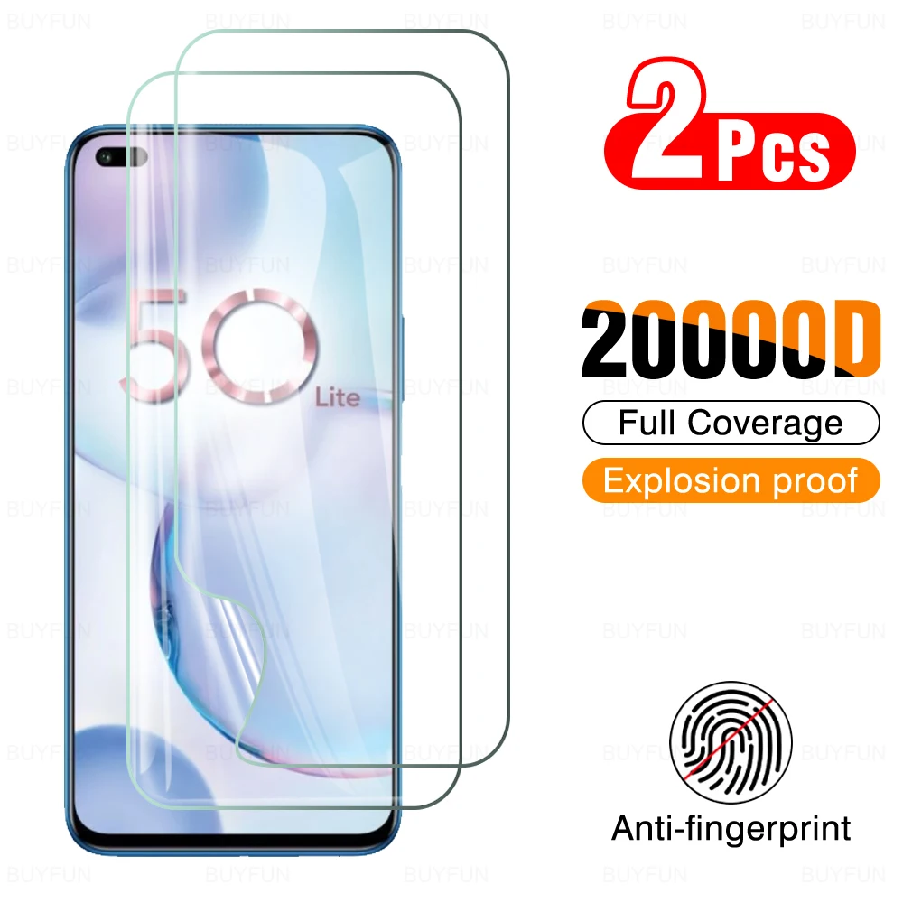 

Гидрогелевая пленка для Honor 50 Lite 2 шт., протектор экрана для Honer 50 Lite, Honar50 Lite, мягкая защитная пленка, не стекло