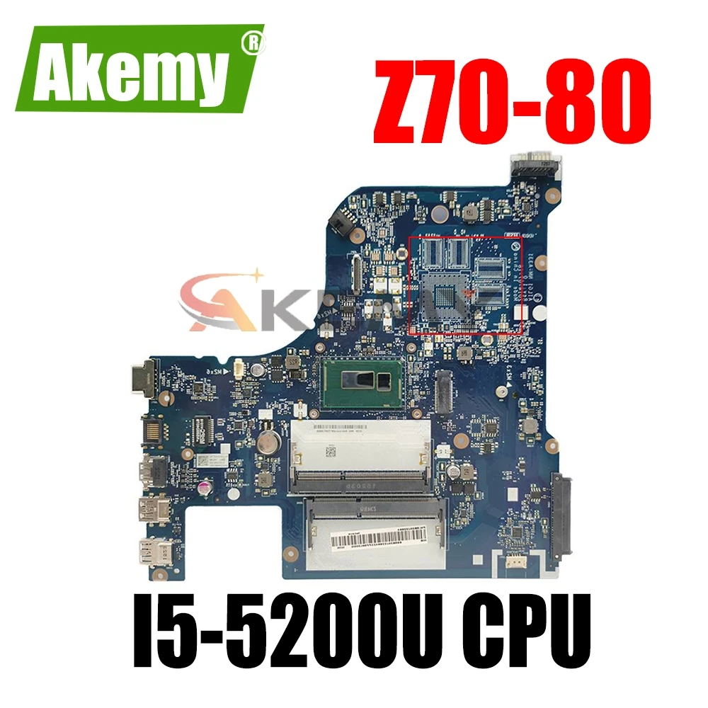 

NM-A331 Laptop motherboard for Lenovo G70-80 original mainboard I5-5200U