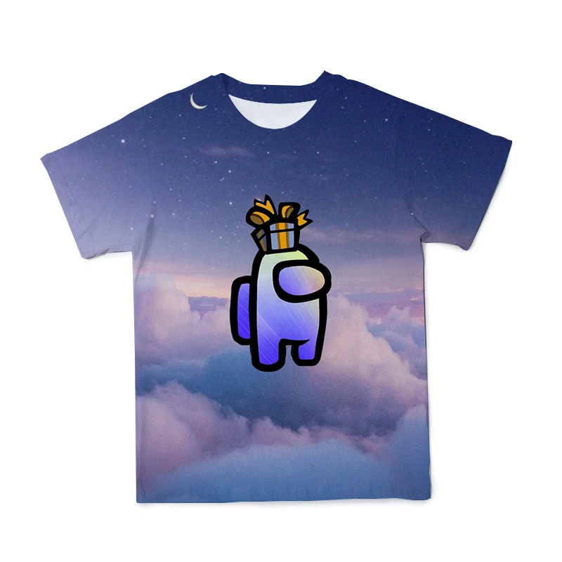 

2021 Summer Men's New 3D Anime Games T-shirt Clothing Cartoon Fashionable And Breathable O-neck Short Sleeve Large Size 110-6XL