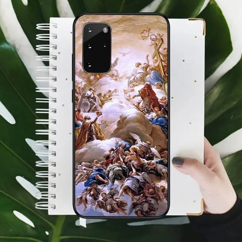 

Renaissance angels retro art Phone Case For Samsung galaxy A S note 10 7 8 9 20 30 31 40 50 51 70 71 21 s ultra plus