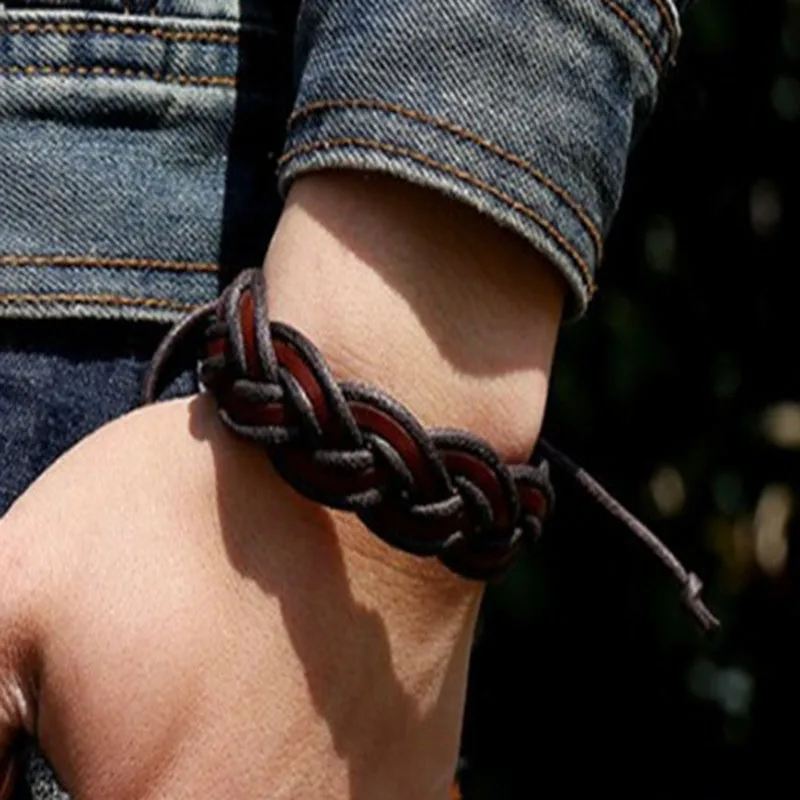 

CIBOCIBO Bracelet Men Trendy Vintage Brand Design Rope Wristband Bracelet Pulsera Hombre Fashion Men Gifts Pulseras Mujer 2021