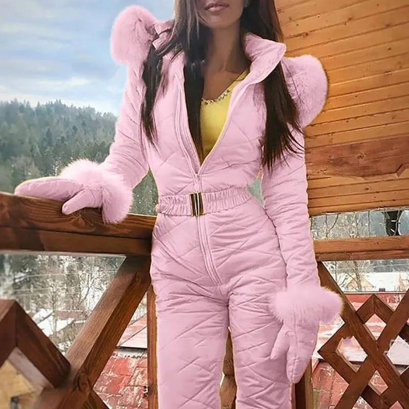 Зимняя женская модная Лыжная куртка с капюшоном спортивная верхняя одежда на