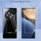 Для Honor Magic3 Magic 3 Pro Plus Pro + 5G прозрачный ТПУматовый гидрогелевый чехол с защитой от отпечатков пальцев мягкая защитная пленка для экрана