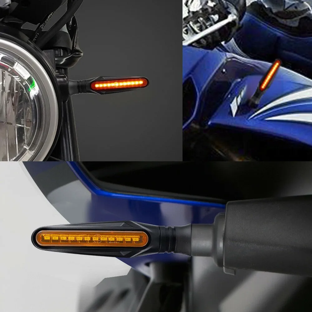 

LED Indicator Lights Low Power Consumption Turn Signal Universal 12V Amber