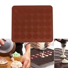Силиконовый коврик для духовки, 3048 отверстий, для макарон, силиконовый коврик для выпечки, антипригарный, для макарон подкладка для торта, формы для выпечки, инструменты для украшения тортов