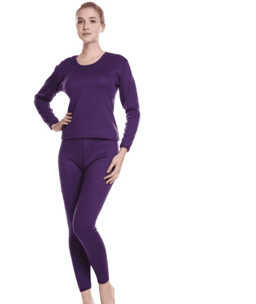 women Warm suit Термобелье женское Merino термобелье подростковое термобелье женское термобелье зимнее флисовое Белье для сна XXXL - Цвет: women Warm suit