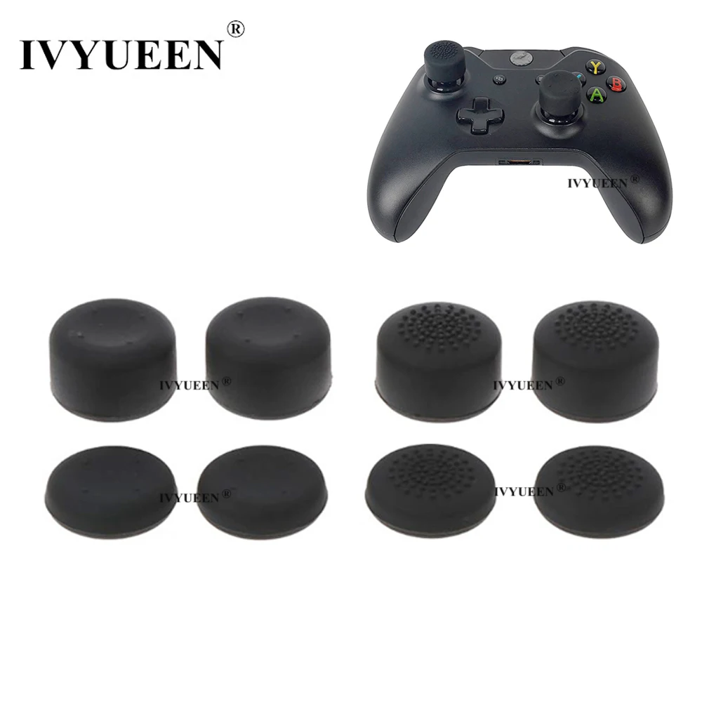 Черный аналоговый стик IVYUEEN 8 шт. чехол для джойстика XBox One Series X S Elite контроллер