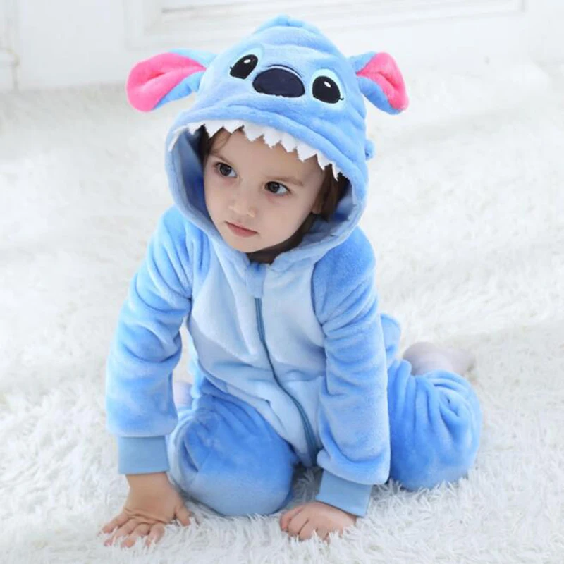 

Winter Boy Girl Newborn Baby Cat Sleepwear Clothes Cartoon Infant Bebe Ropa Pijama Rompers Children's Cute Pajamas Costume Suit