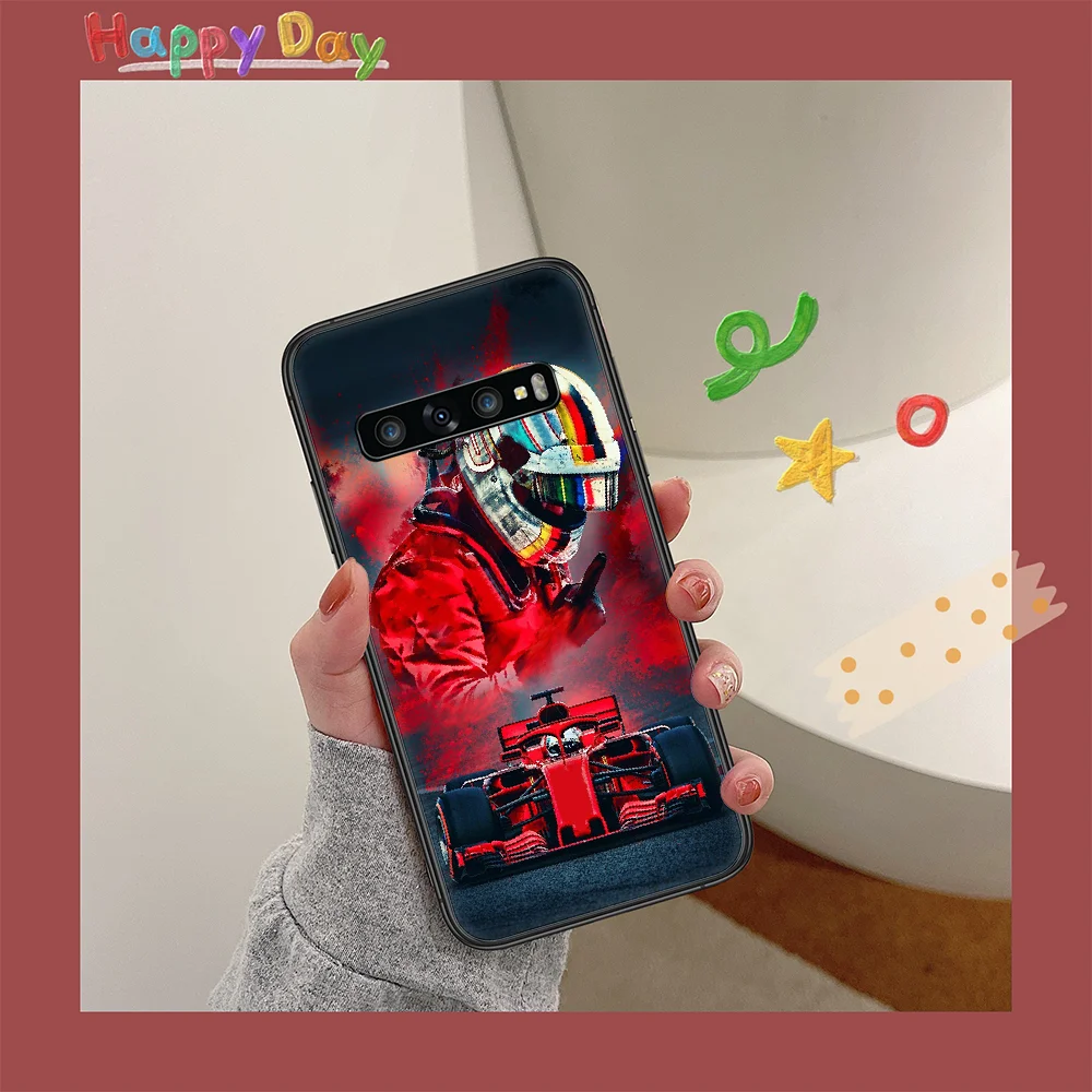 

Sebastian Vettel F1 Phone Case for Samsung Galaxy Note S 6 7 8 9 10 E 20 Ultra Edge Plus black Waterproof Silicone Coque Luxury