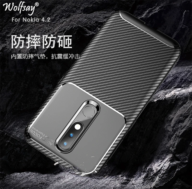 

Wolfsay Новый углерода матовый чехол для OPPO F7 крышка 6,23 "OPPO F7 2018 противоударный случаи Тонкий мягкий силиконовый для OPPO F7 2018