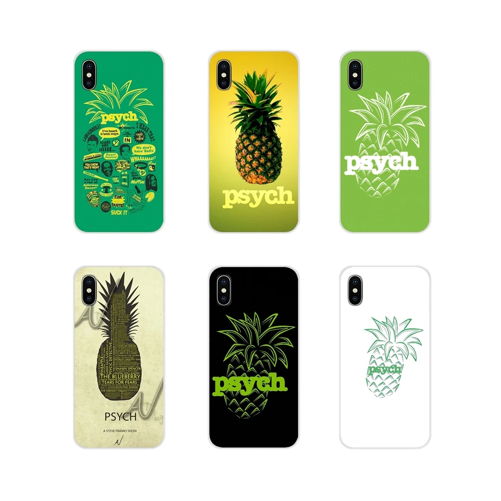 Amazing Psych Pineapple Luxury Mobile Phone Skin Cover For Apple iPhone X XR XS 11Pro MAX 4S 5S 5C SE 6S 7 8 Plus ipod touch 5 6 | Мобильные