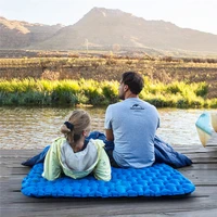 inflatable sleeping pad camping folding tourist mat portable ultralight foldable sleep mattress trekking single couple leisure