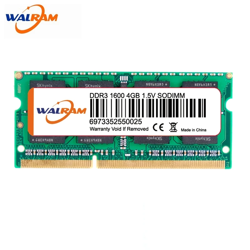 WAL оперативная память DDR3 DDR4 8 ГБ 4 16 ОЗУ для ноутбука 1333 1600 2400 2666 2133 DDR3L 204pin Sodimm 1 35 в/1 5