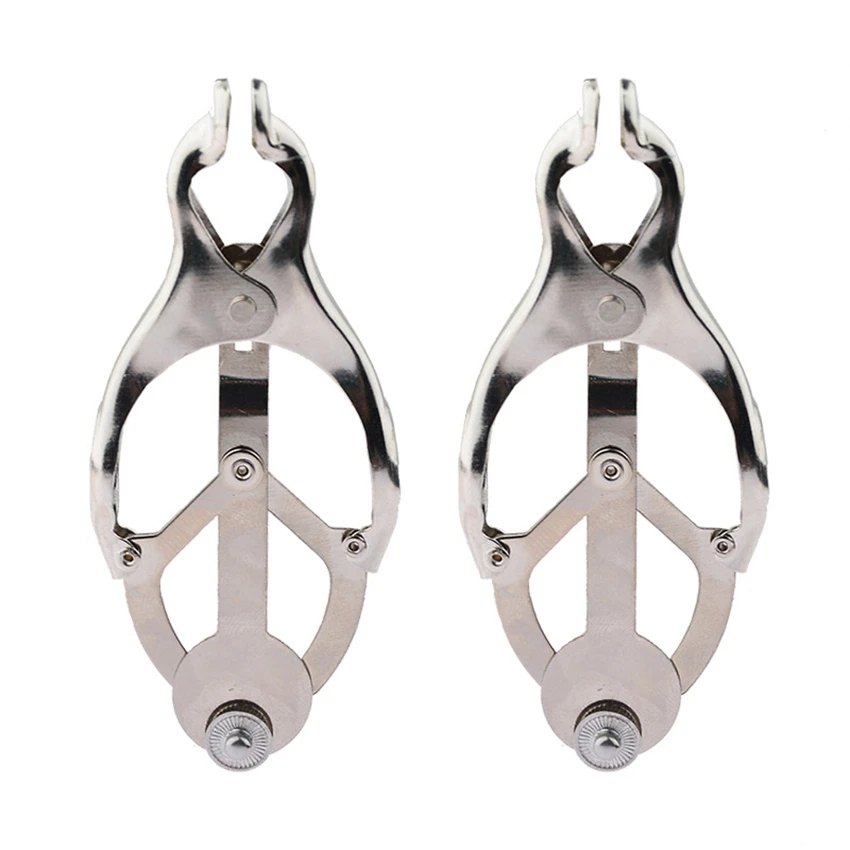 Металлический Электрический шок сосков грудные зажимы Массажер клитора