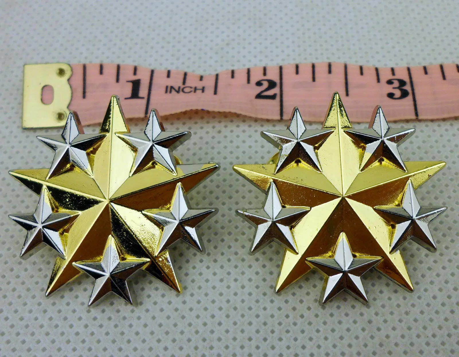 Металлический значок для головной уборы армии США и шестизвездочный класс 2