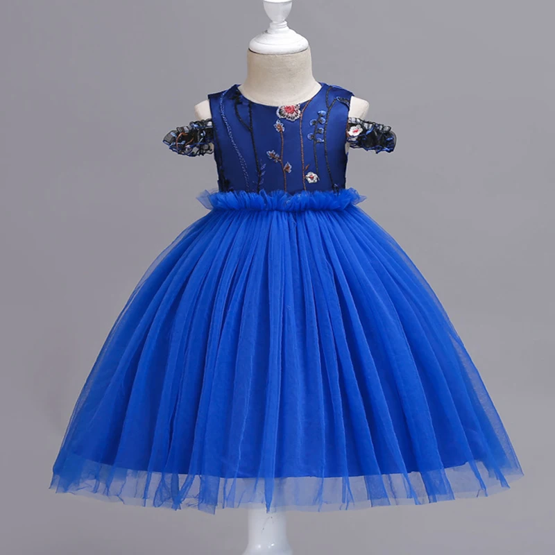 Вечерние нее платье для девочек детские платья с цветами карнавальный костюм