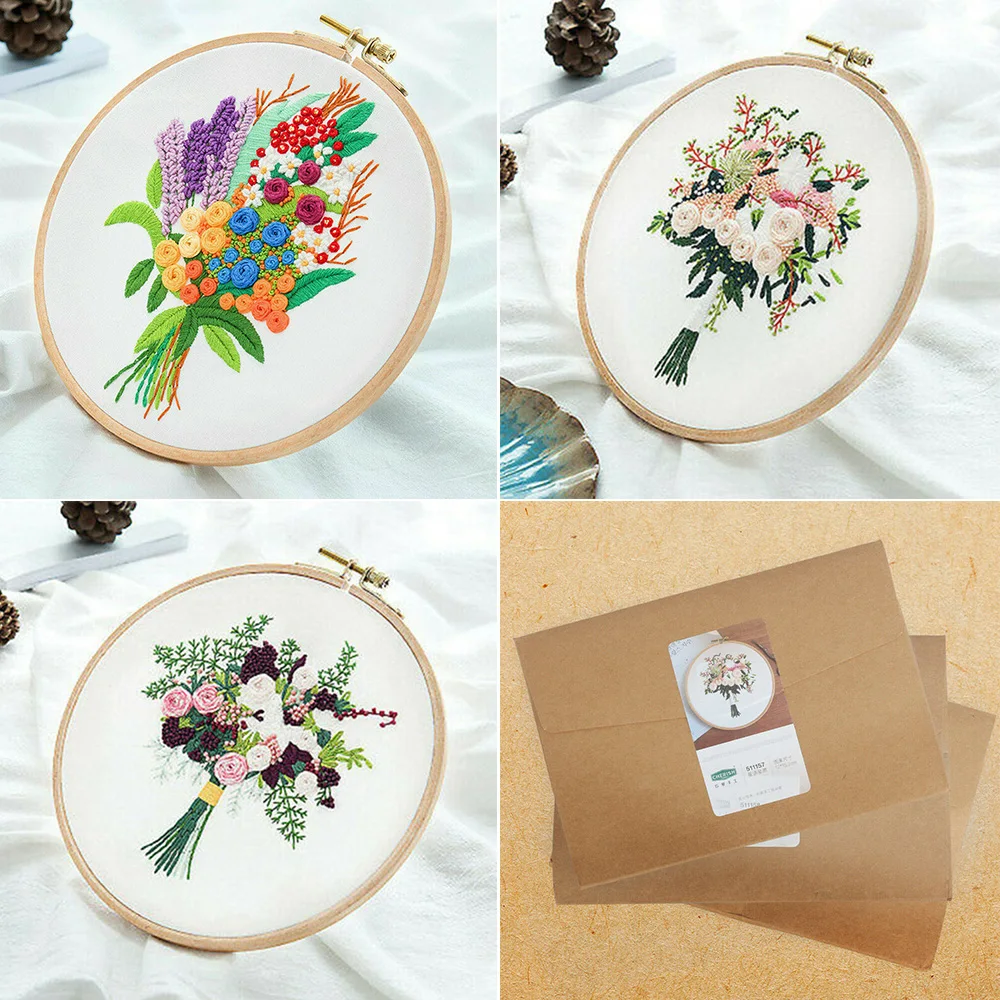 Растительный стартер крестиком набор хлопковый красивый ремесленный красочный