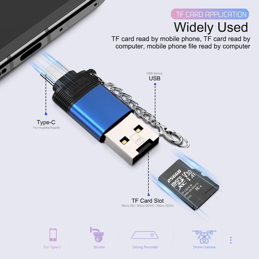 USB C к USB/OTG адаптер/SD кардридер 3в1 Для Samsung S10 S20 Plus Huawei P20 P30 Xiaomi mi Note 8 9 Pro камера u-диск