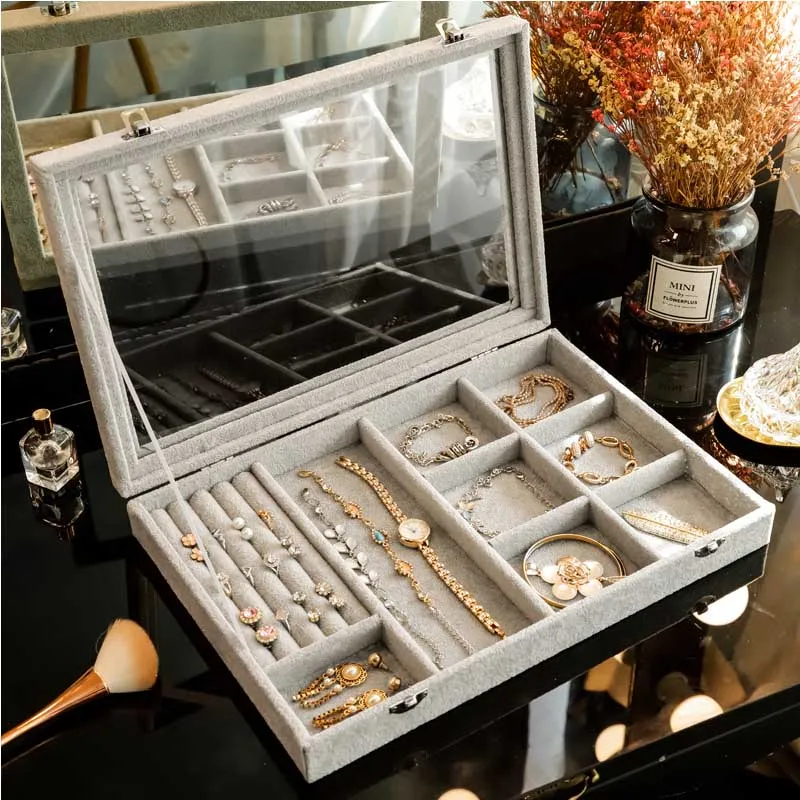 

Пылезащитный чехол для хранения, кольцо, витрина, органайзер для ювелирных изделий для сережек, фланель для ювелирных изделий