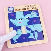 double sided 2 in 1 number cute pattern jigsaw puzzle educational toys double sided wooden jigsaw intellectual development toy